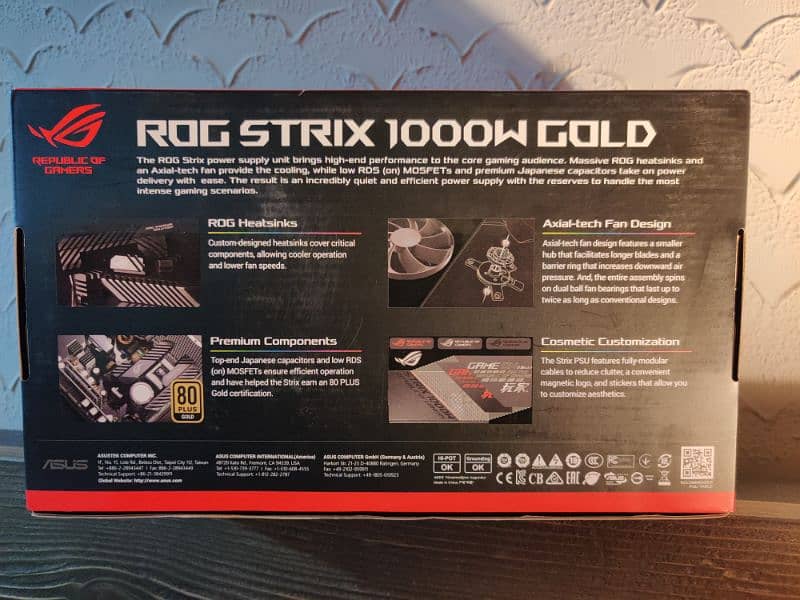 ASUS ROG STRIX 1000W Gaming PSU 1