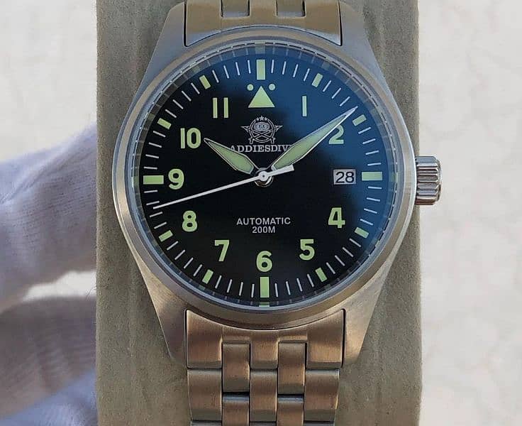 ADDIESDIVE NH35 SEIKO MOVEMENT PILOT WATCH/IMPORTED WATCH/BRANDED 12