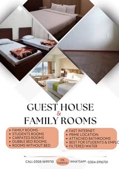couple Rooms, Guest House , Family Rooms , Hotel, Hotal