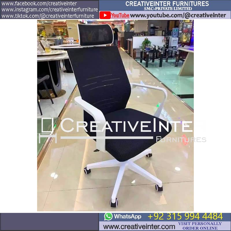 Executive Office table workstation laptop compute chair CEO desk 12