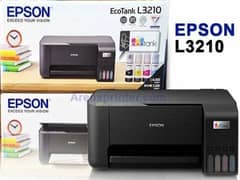 Epson L-3210  3in1  4-Colour  Borderless  Printer  # Box Pack # 0