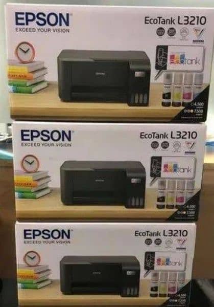 Epson L-3210     3in1    4-Colour  Borderless  Printer 1