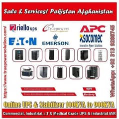 Repairing maintenance Online UPS socomec Eaton Emerson APC Riello SLA