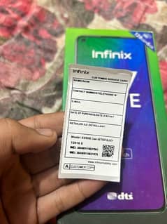 Infinix note 7 6/128 dual sim pta approved with original box and cover 0