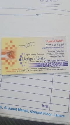 DESIGN UNIT PRINTERS  0320 455 45 46