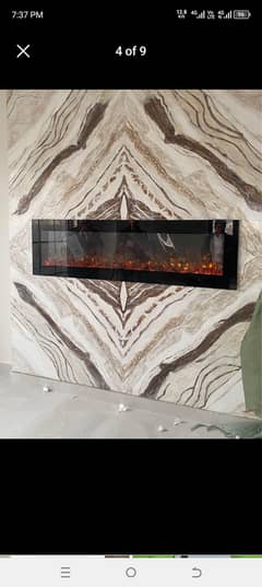 Electric 3d flame effect fireplace 0