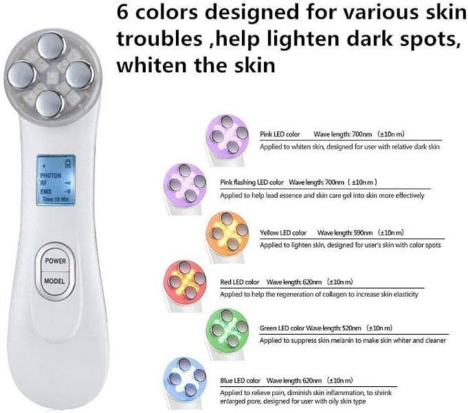 5 in 1 Face Lift Device Skin Tightening Machine for Wrinkle 4