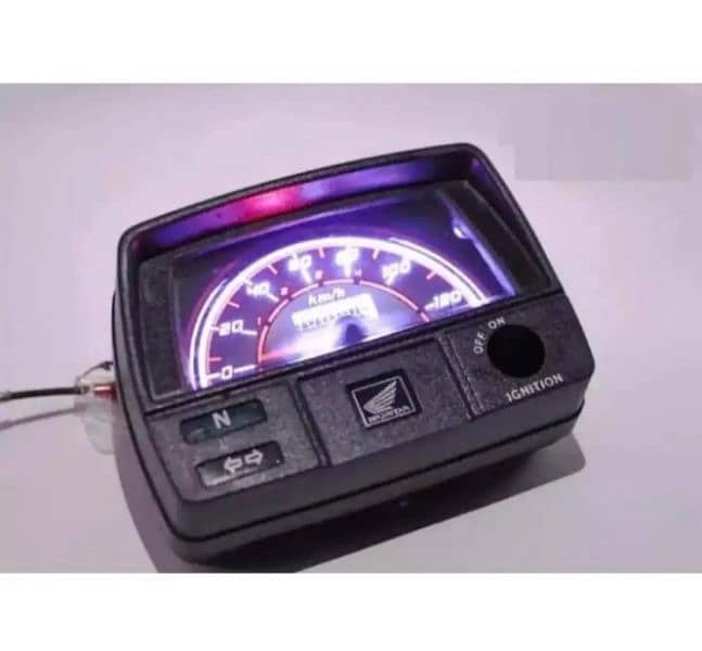 honda 70 meter with lights and back light 1
