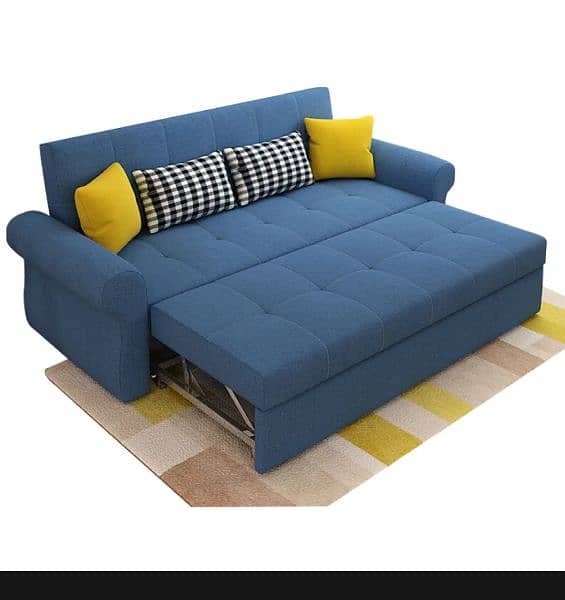 Sofa cum bed sets. 3in1 furniture handmade household items. 7