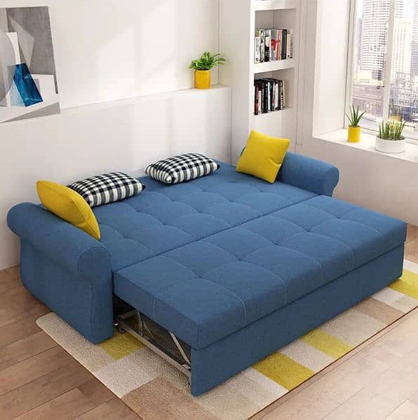 Sofa cum bed sets. 3in1 furniture handmade household items. 8