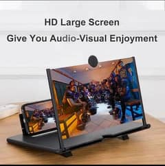 12 Inch 3D Mobile Phone Screen Magnifying Movie Smartphone  amplifier 0