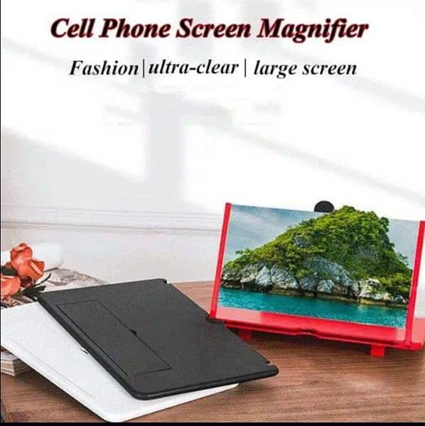 12 Inch 3D Mobile Phone Screen Magnifying Movie Smartphone  amplifier 3