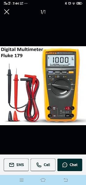 Fluke 179 multimeter for sale 0