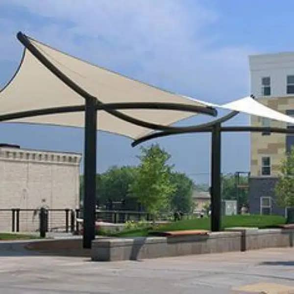 Tensile Shade/Roof Shades/Canopies/Camping Tents/fiber glass sheds 17