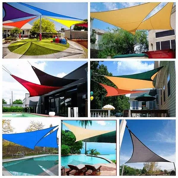 Tensile Shade/Roof Shades/Canopies/Camping Tents/fiber glass sheds 9