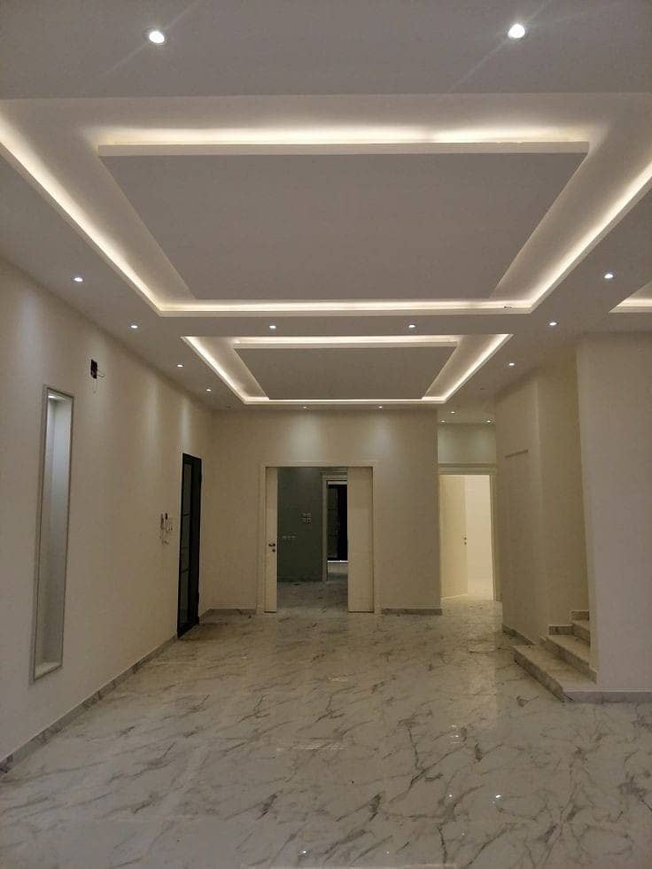 Wallpaper and wall picture/Wooden flooring/false Ceiling/POP Ceiling 1