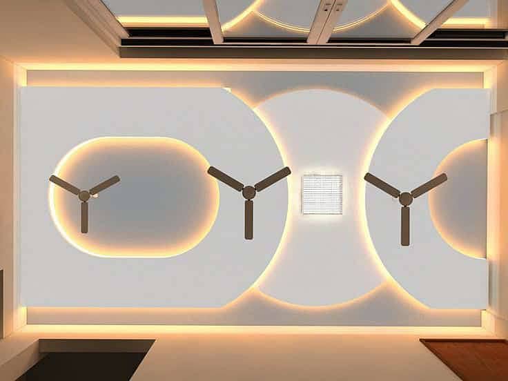 false ceiling/pop ceiling/Gypsum Panel Ceiling/pvc ceiling/wallpapers 2