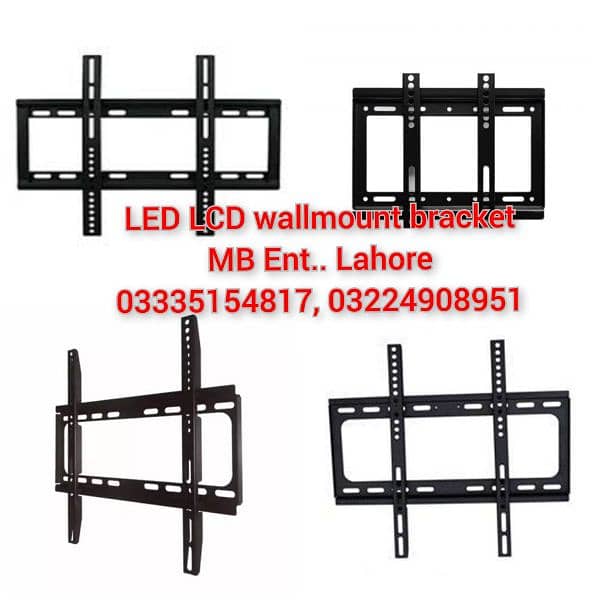 wall mount bracket stand for LCD LED tv fix and adjustable 3