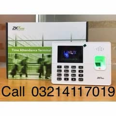 Zkteco Fingerprint Face Attendence machine all modes 1 year warranty