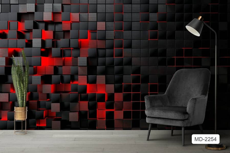 3D wall papers/wall picture/glass papers/Office Wallpaper/Customized 9