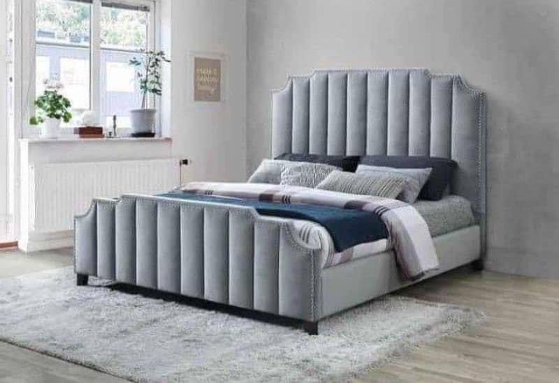 bed, complete bedset, poshish bed, wooden bed, smart bed 7