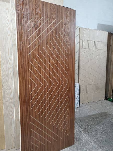 panel doors solid Wood doors and pvc plastic doors available 2