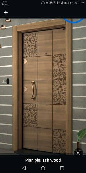 panel doors solid Wood doors and pvc plastic doors available 6