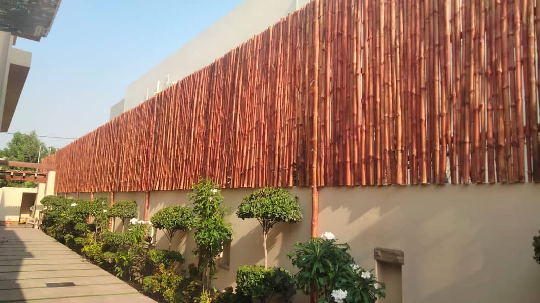Jaffri walls/bamboo work/bamboo huts/animal shelter/parking shades 7