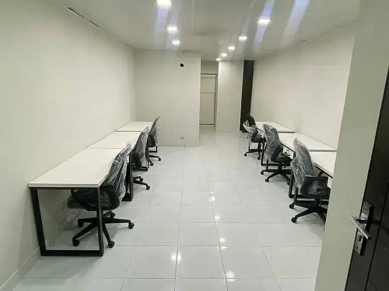 Workstaions , Co workspace Table & Chairs Complete Setup,meeting table 7