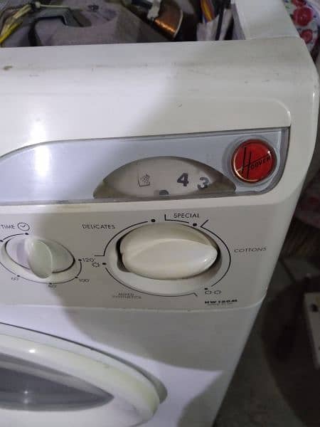 Hoover fully automatic washing machine with heater. 18