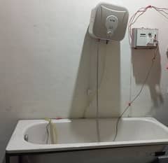 Dialysis tub with power controller & instant geyser