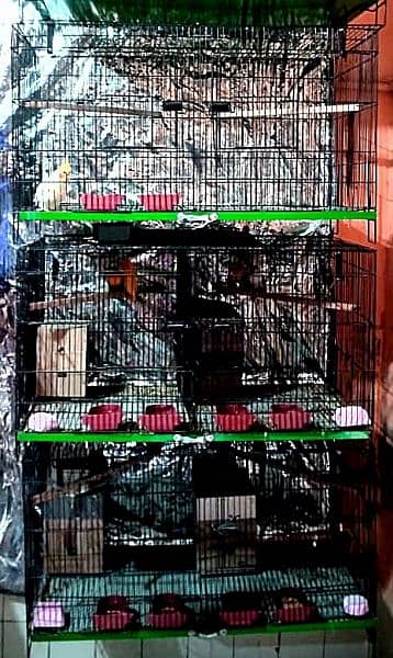 3 portion folding cage total 8box = Urgent sale