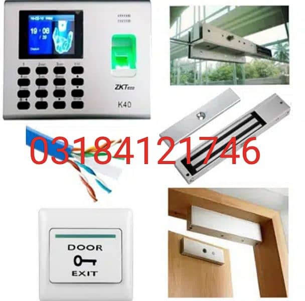 biometric zkteco attendance access control system electric door locks 2