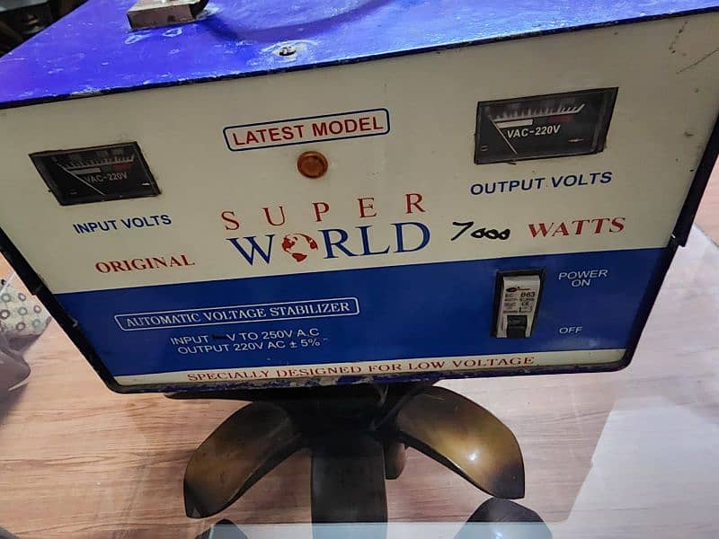 superworld stabilizer 7000 watts 2