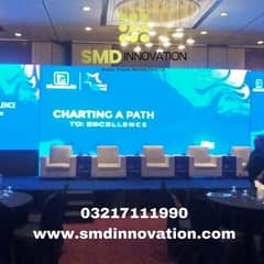 SMD Screen Digital Standee Signage Video Wall Video Conference Rent