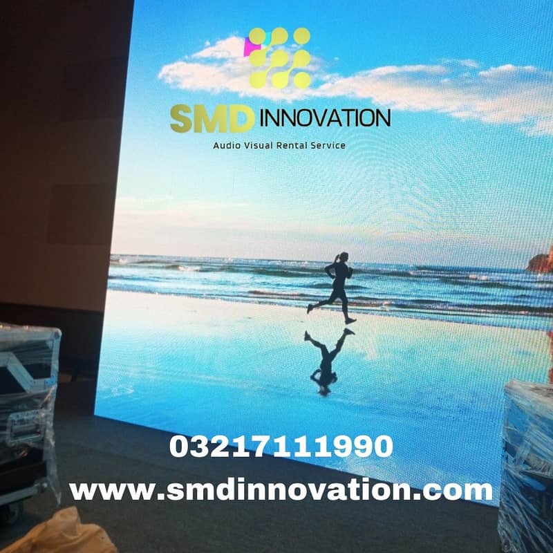 SMD Screen on rent with high quality on discount  in karachi 6