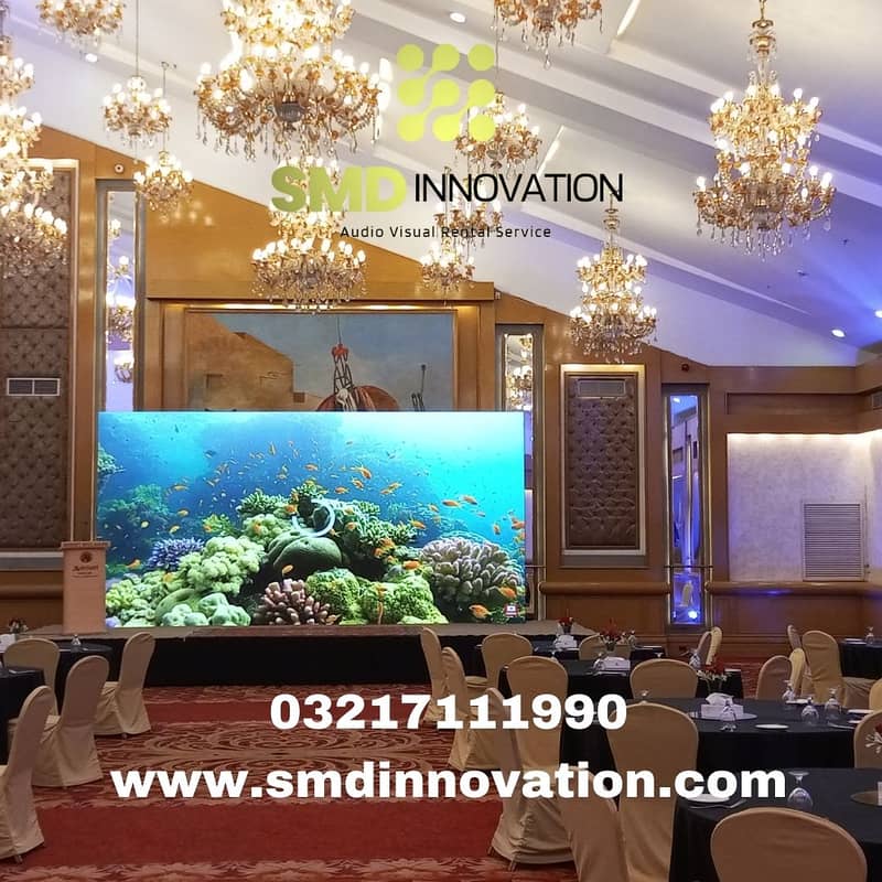 SMD Screen on rent with high quality on discount  in karachi 8