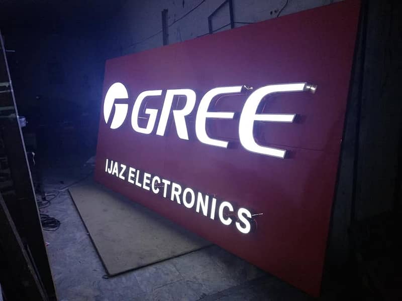 Flex Printing, Banners Printing, sign board, LED 3D backlight board 14