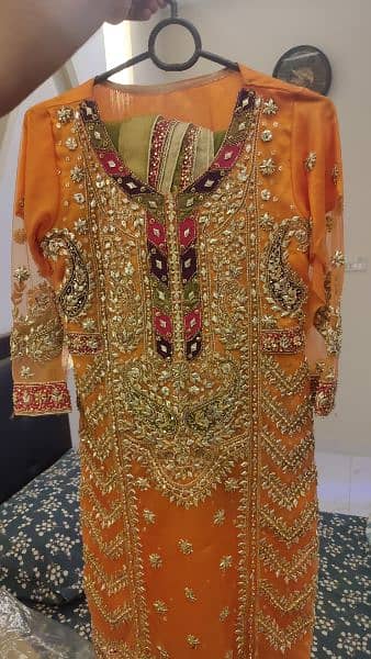 Elegant Mehndi dress for sale 3