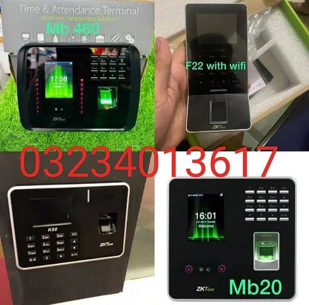 zkteco fingerprint attendence, k50, mb20, uf100 plus, mb460, f22 wifi 0