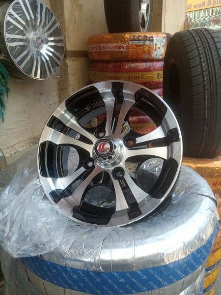 BRAND NEW ALLOY RIMS FOR SUZUKI MEHRAN AND HIROOF 0