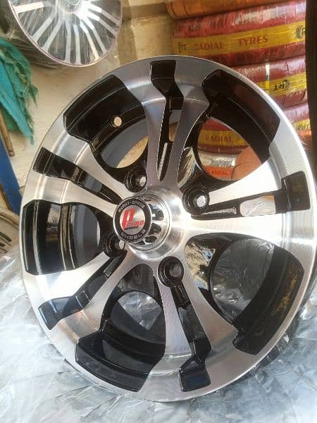 BRAND NEW ALLOY RIMS FOR SUZUKI MEHRAN AND HIROOF 1