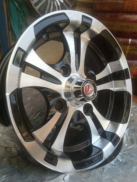 BRAND NEW ALLOY RIMS FOR SUZUKI MEHRAN AND HIROOF 3