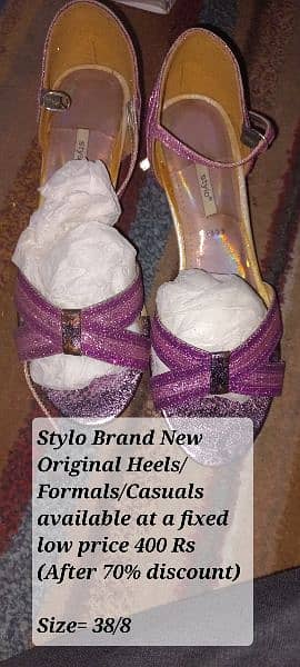Stylo Brand Original Brand New Heels/casuals/formals available 11