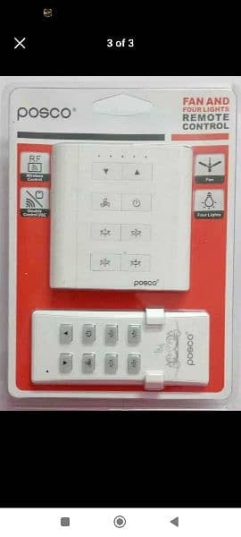 4 switch 1 fan dimmer with remote control 2
