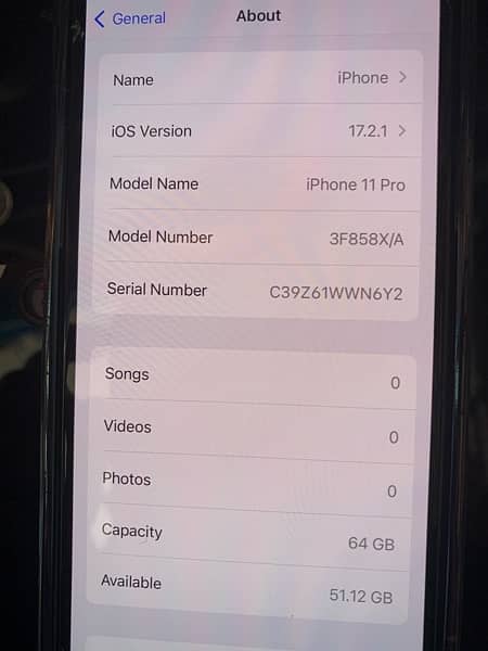 iphone 11 pro 10/10 condition full oky non pta 64gb 7