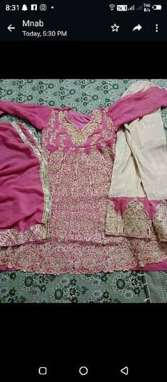 beautiful dress tea pink color 0