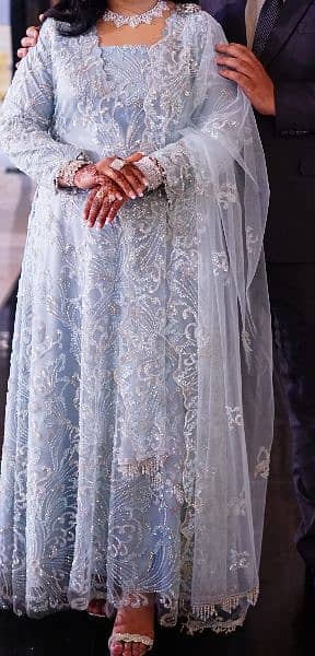 embroidered maxi light blue 1