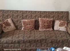 Brown color sofa