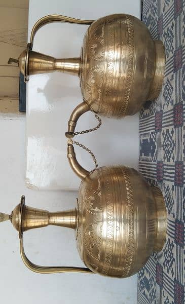 brass antique handmade water koza 0